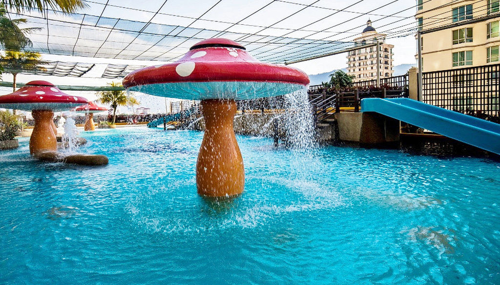 Hotel Ascott Gurney Penang George Town Exterior foto Splash the Sun Water Park
